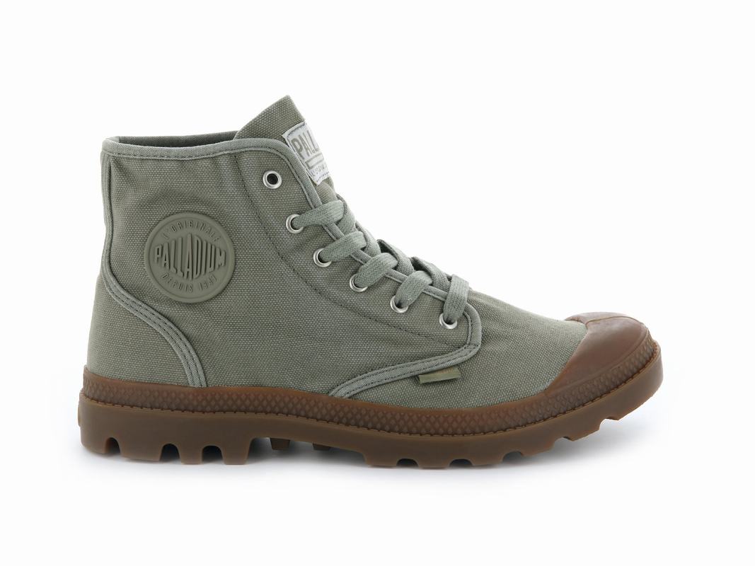 Palladium Pampa Hi Herren Stiefel Grün ||976108-MEK||